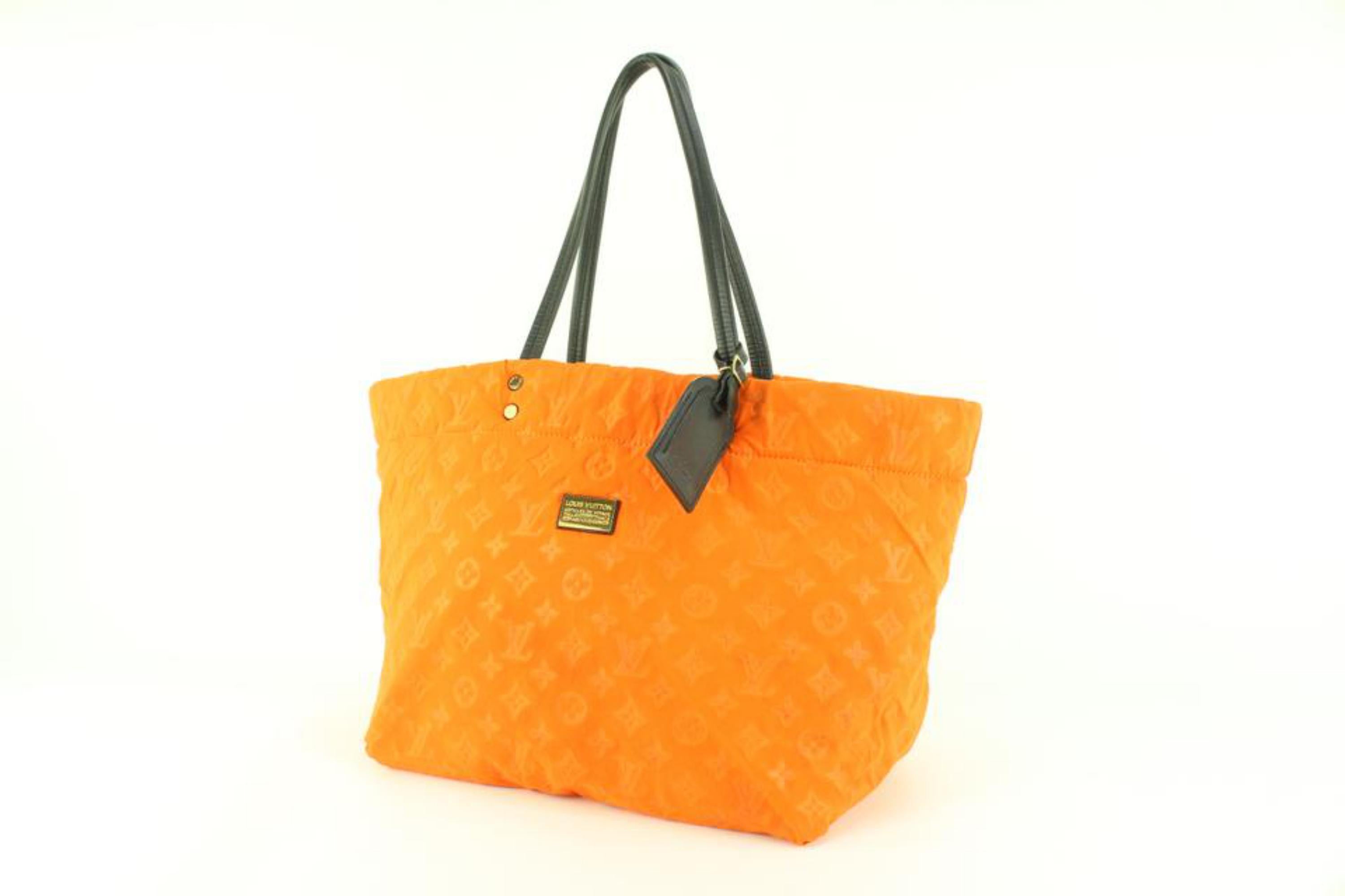 Louis Vuitton Orange Monogram Neoprene Neverfull MM Tote Bag 99lk526s en vente 8