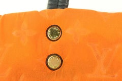 Louis Vuitton Orange Monogram Neoprene Neverfull MM Tote Bag 99lk526s