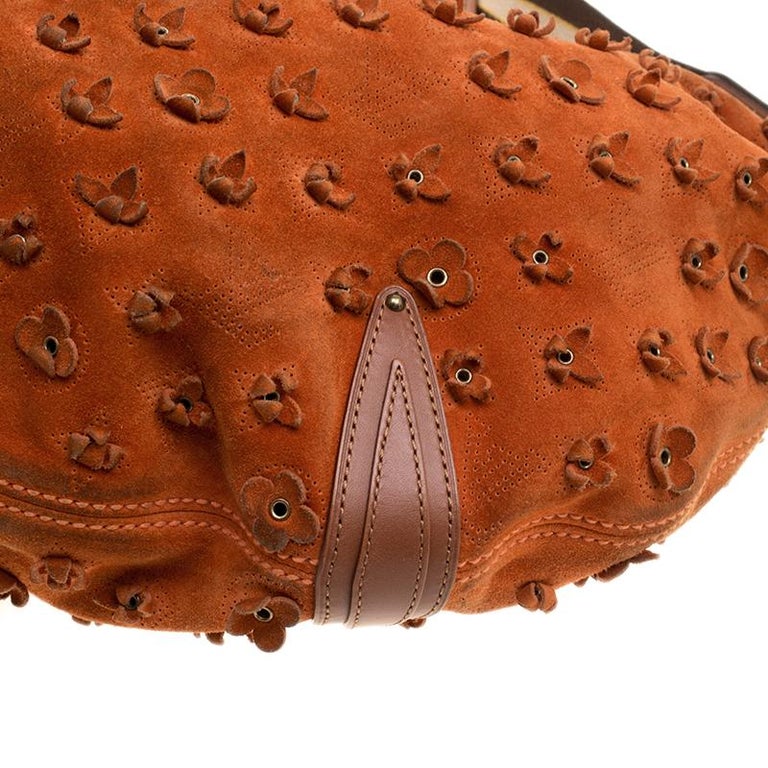 Louis Vuitton Limited Edition Cacao Monogram Suede Onatah Fleurs GM Bag -  Yoogi's Closet