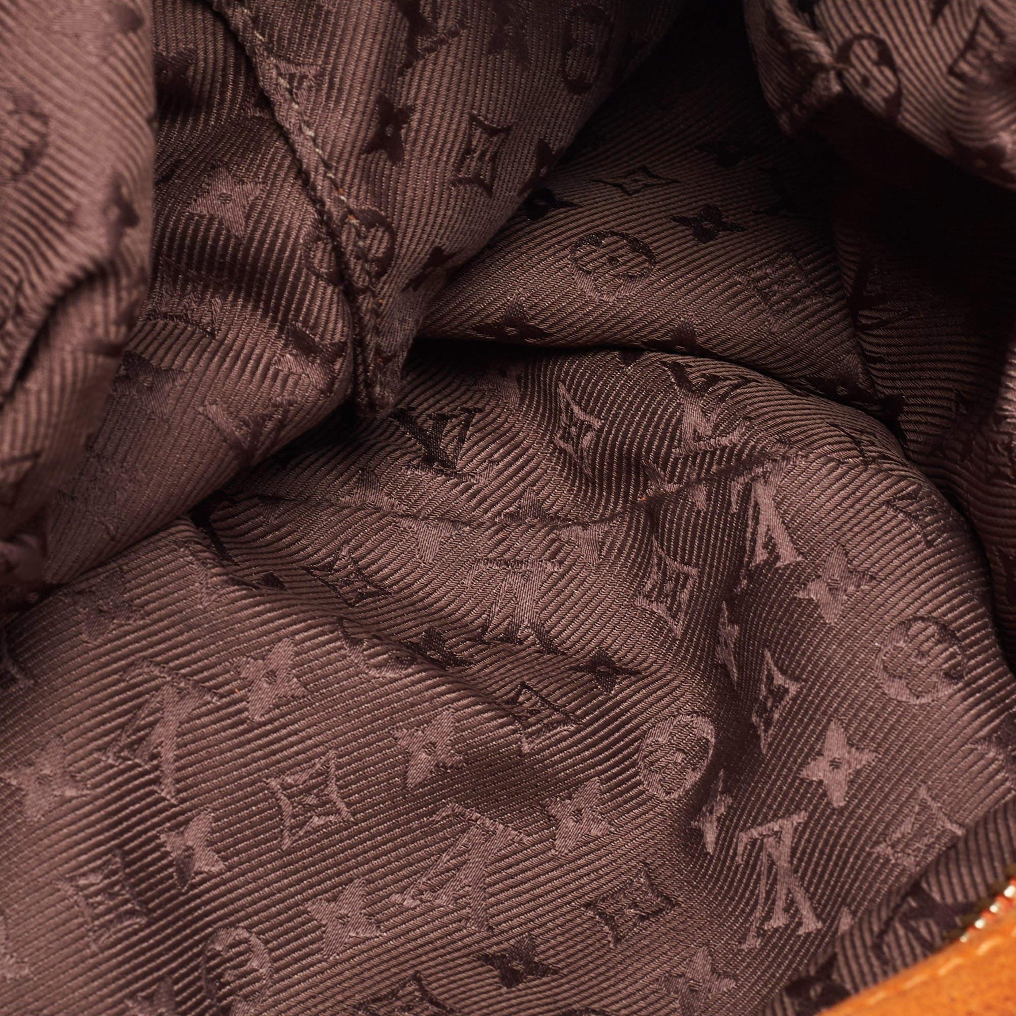 Louis Vuitton Orange Monogram Suede Limited Edition Onatah GM Bag 6