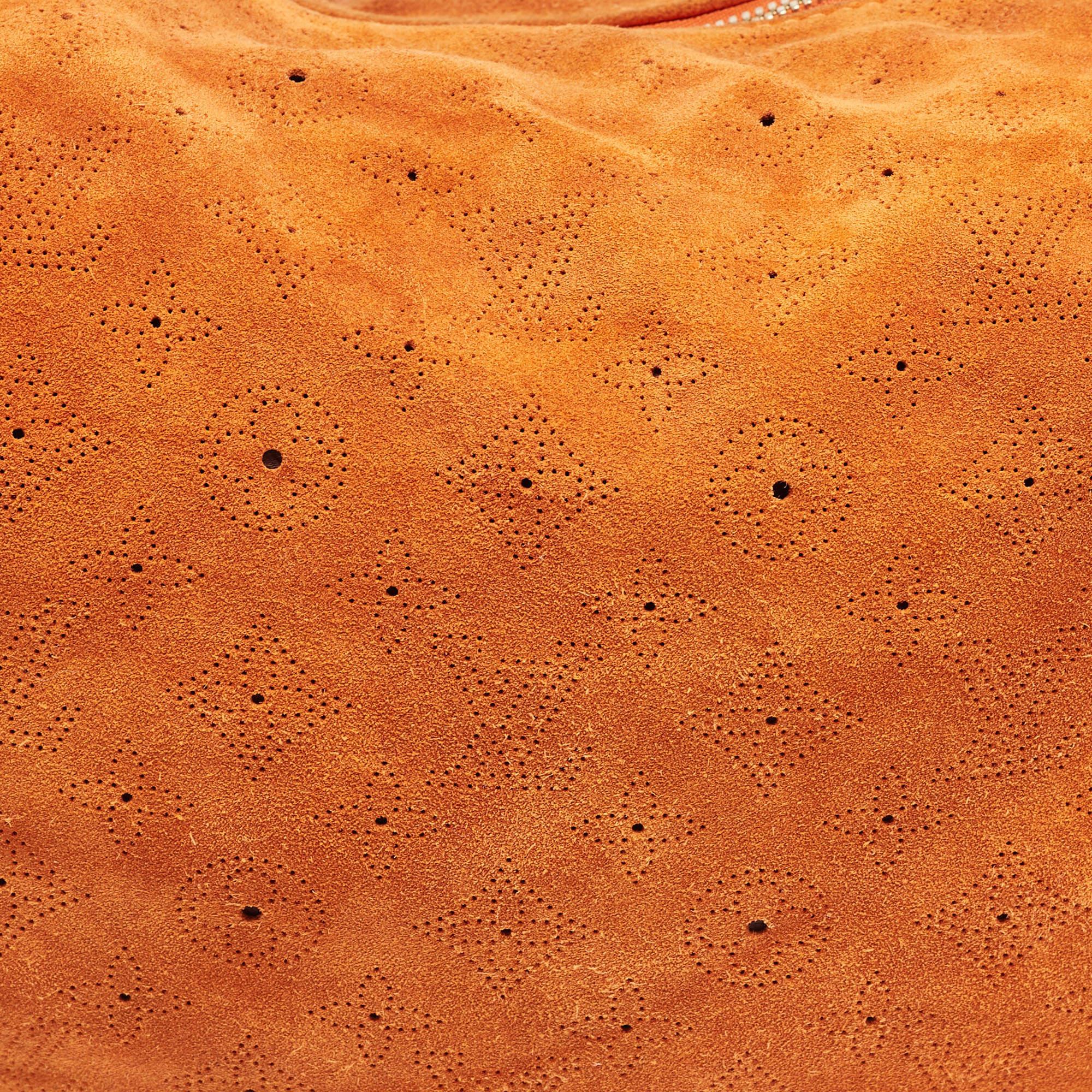 Louis Vuitton Orange Monogram Suede Limited Edition Onatah GM Bag 2