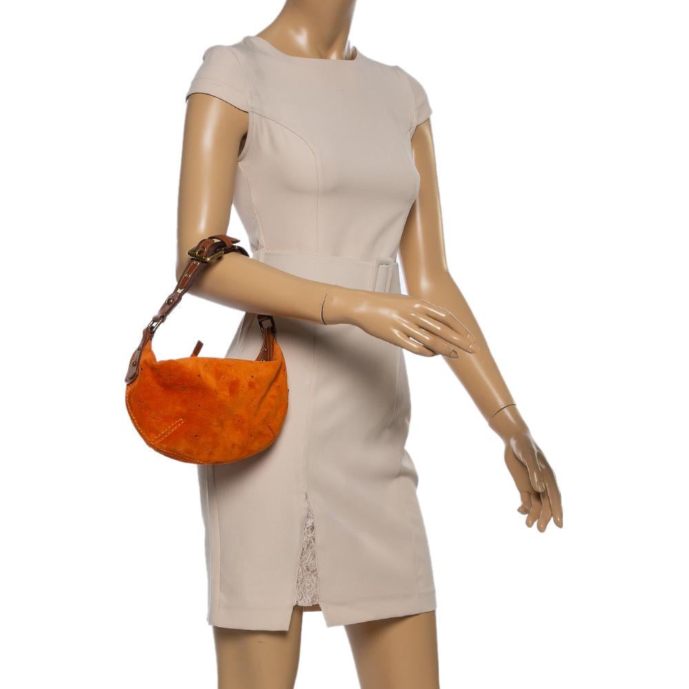 orange monogram bag