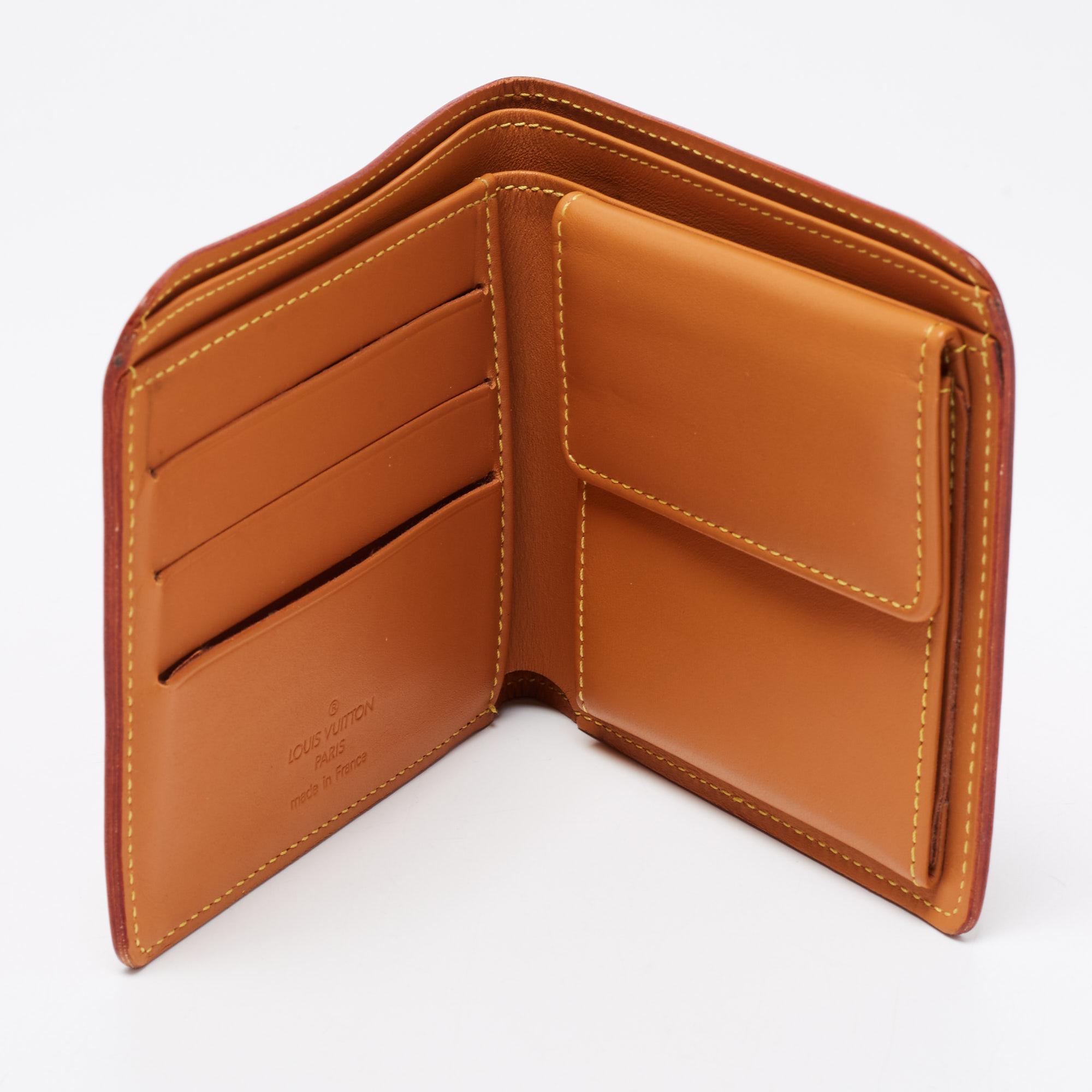 Louis Vuitton Orange Nomade Leather Marco Wallet 2