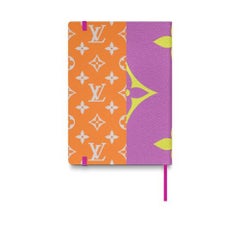 Louis Vuitton Orange Purple Monogram Giant Gustave Notebook Mm 870614