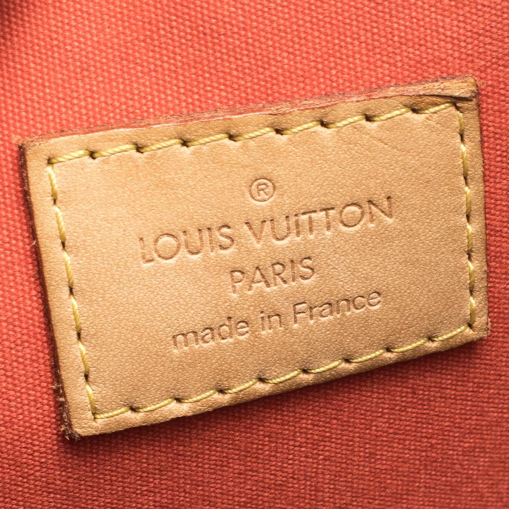 Women's Louis Vuitton Orange Sunset Monogram Vernis Alma GM Bag