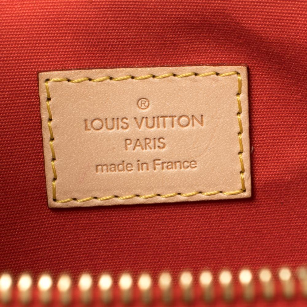 Louis Vuitton Orange Sunset Monogram Vernis Bellevue PM Bag 4