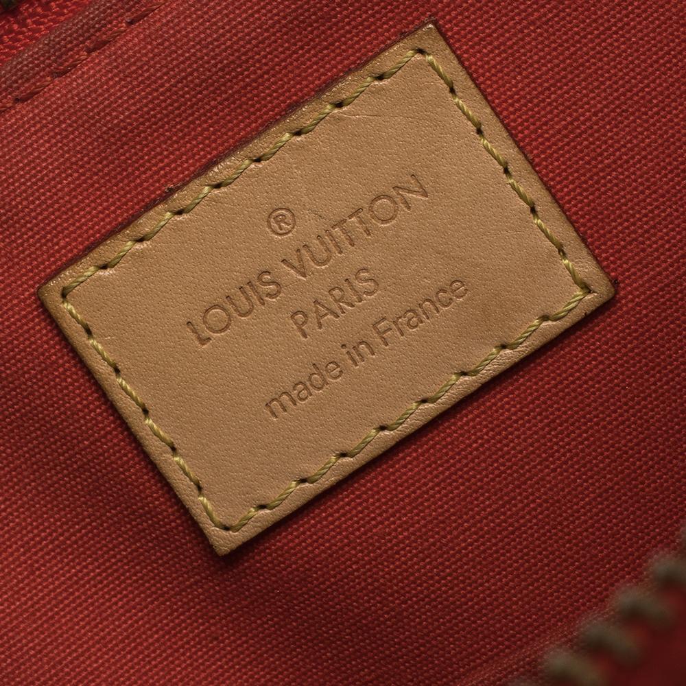 Louis Vuitton Orange Sunset Monogram Vernis Bellevue PM Bag 5