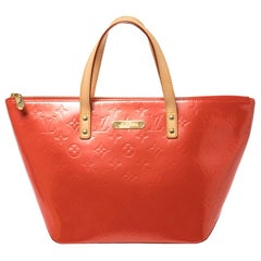 Louis Vuitton Orange Sunset Monogram Vernis Bellevue PM Bag