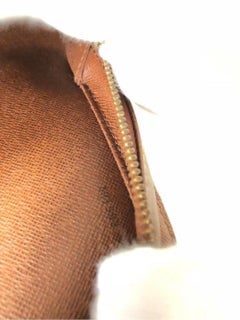 Louis Vuitton Orsay Monogram Wrislet 232062 Brown Coated Canvas Clutch