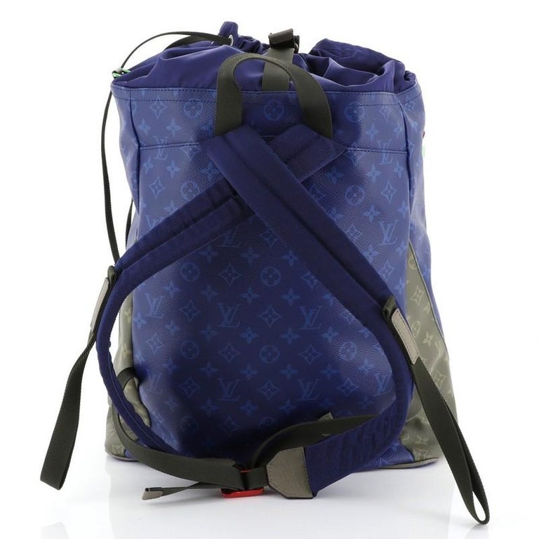 Louis Vuitton Monogram Pacific Outdoor Blue Backpack – Crepslocker
