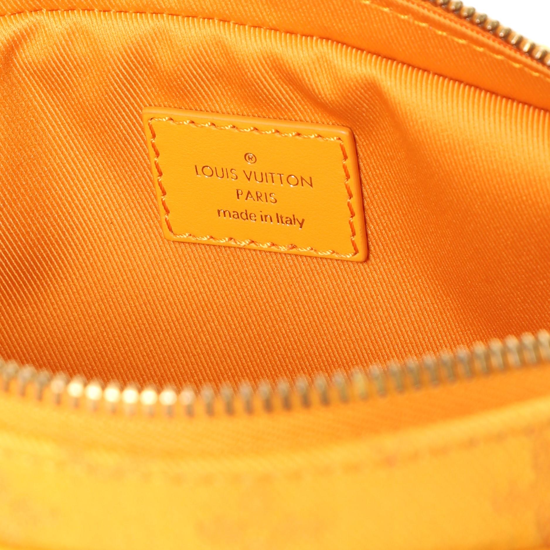 Orange Louis Vuitton Outdoor BumBag Monogram Denim