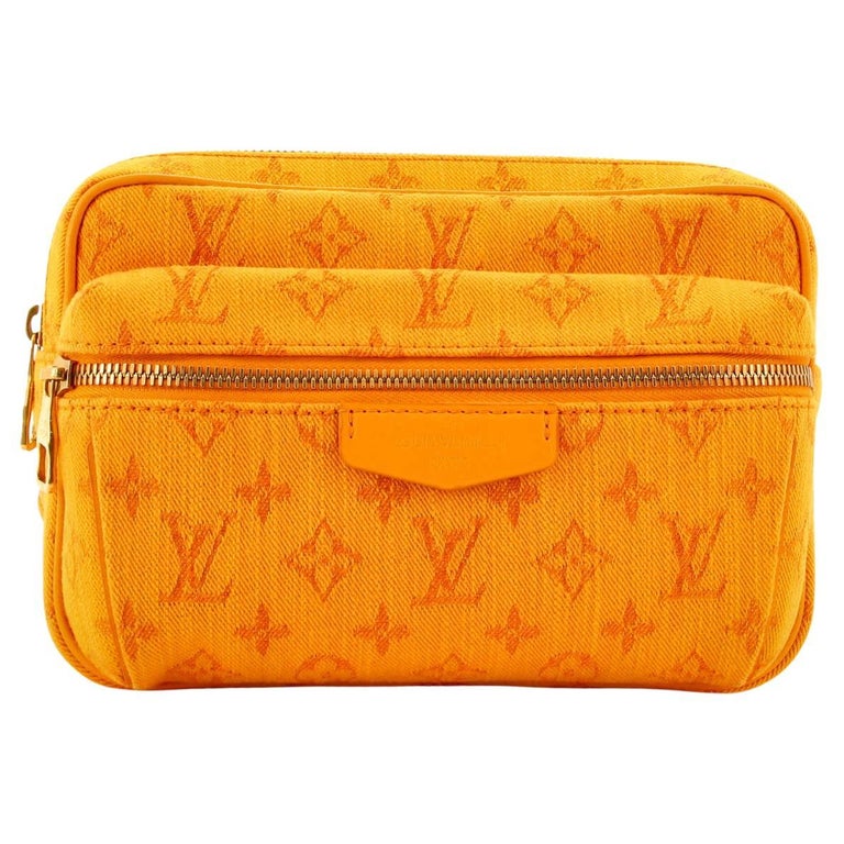 Louis Vuitton Outdoor BumBag Monogram Denim Orange 21663769