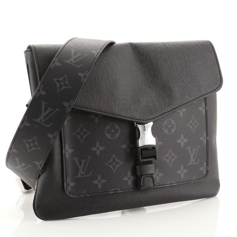 Louis Vuitton Black Taigarama Outdoor Flap Messenger Leather Pony-style  calfskin ref.927149 - Joli Closet