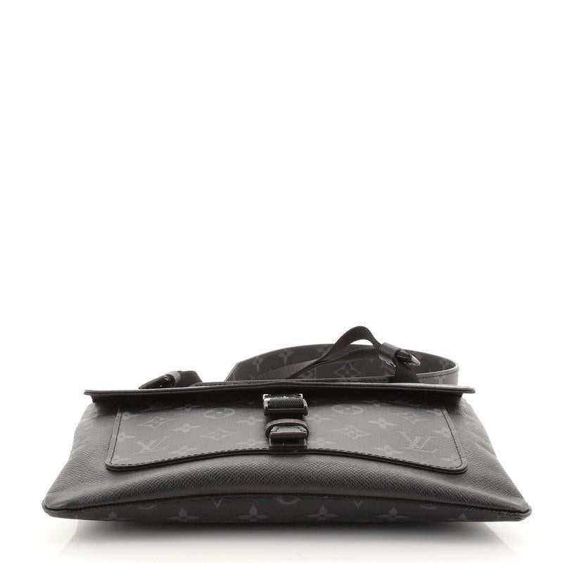 Messenger-Taschenklappe von Louis Vuitton für den Außenbereich mit Monogramm Taigarama für Damen oder Herren