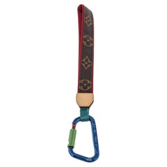 Louis Vuitton Outdoor Lanyard Bag Charm and Key Holder can be used as a purse