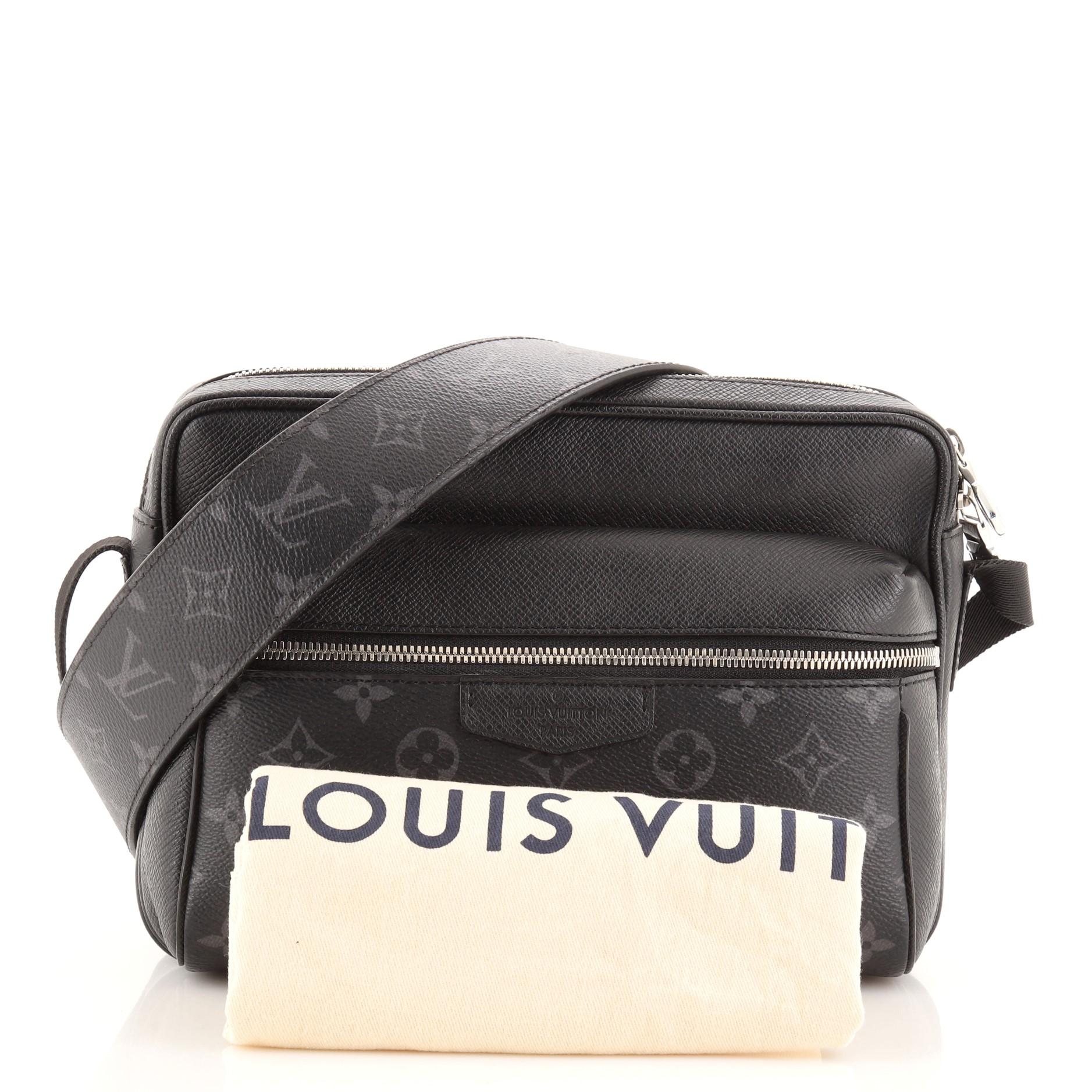At Auction: Louis Vuitton, Louis Vuitton - Outdoor Messenger Monogram Gray  Taigarama Bag