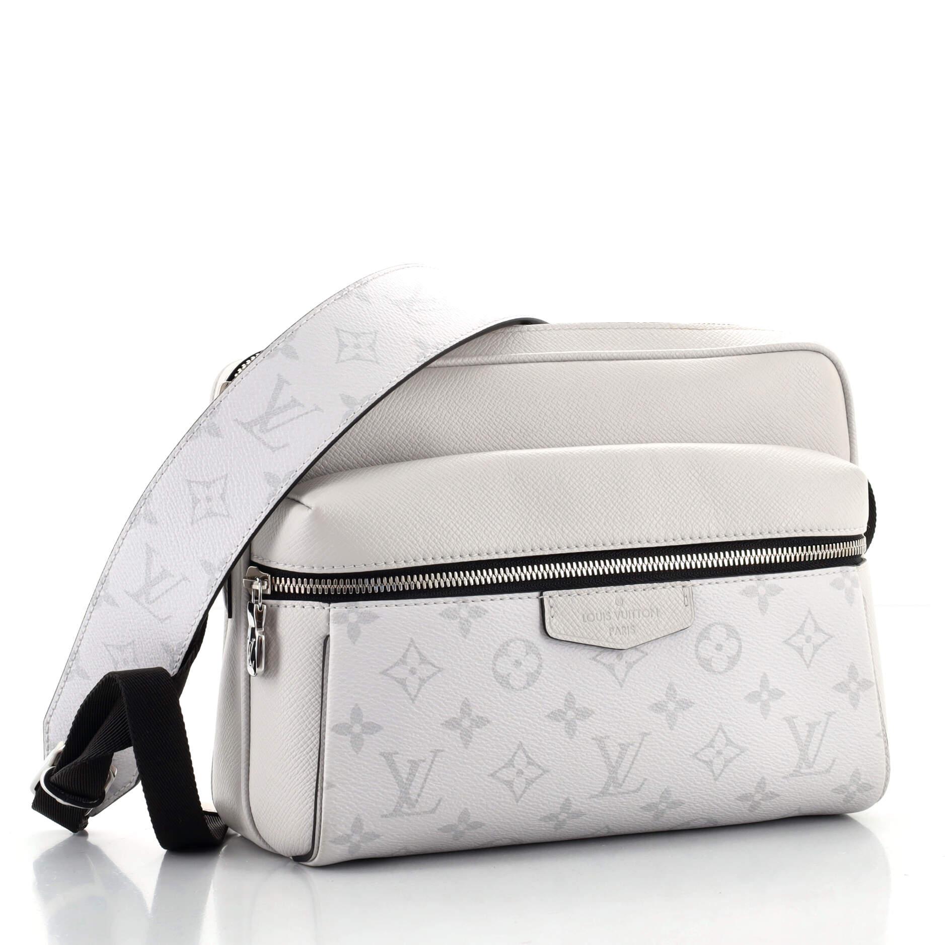 Gray Louis Vuitton Outdoor Messenger Monogram Taigarama