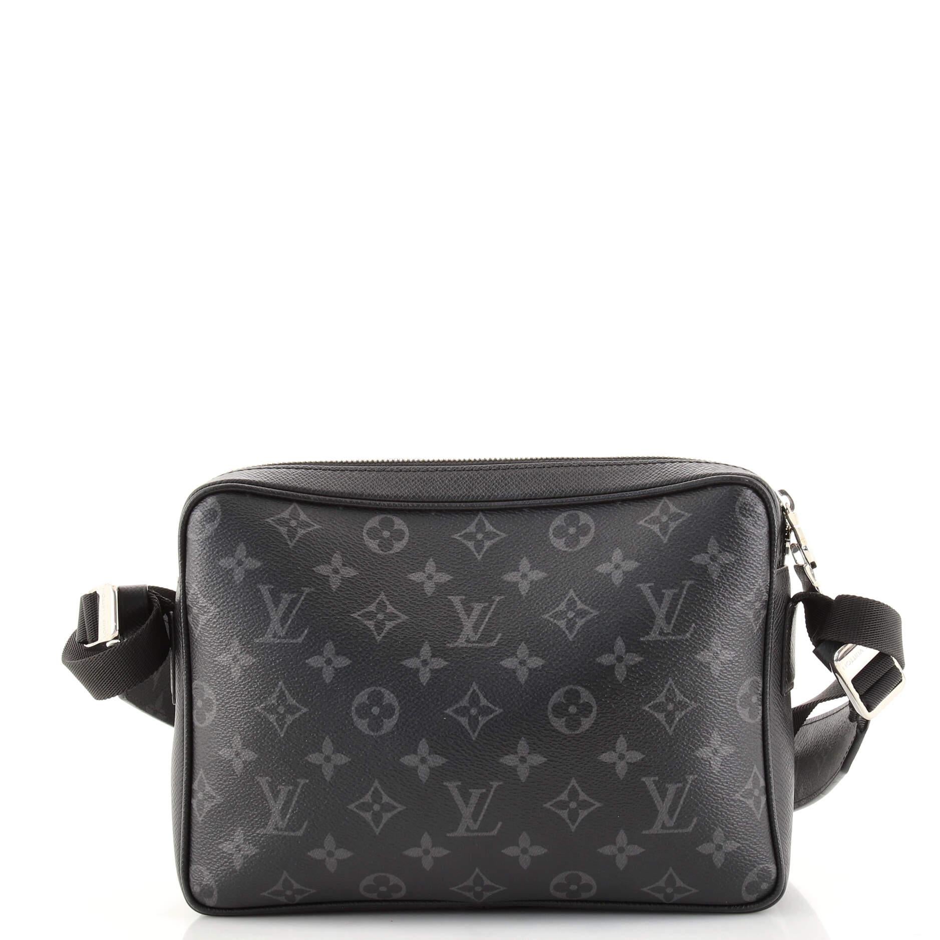 Louis Vuitton Outdoor Messenger Monogram Taigarama In Good Condition In NY, NY