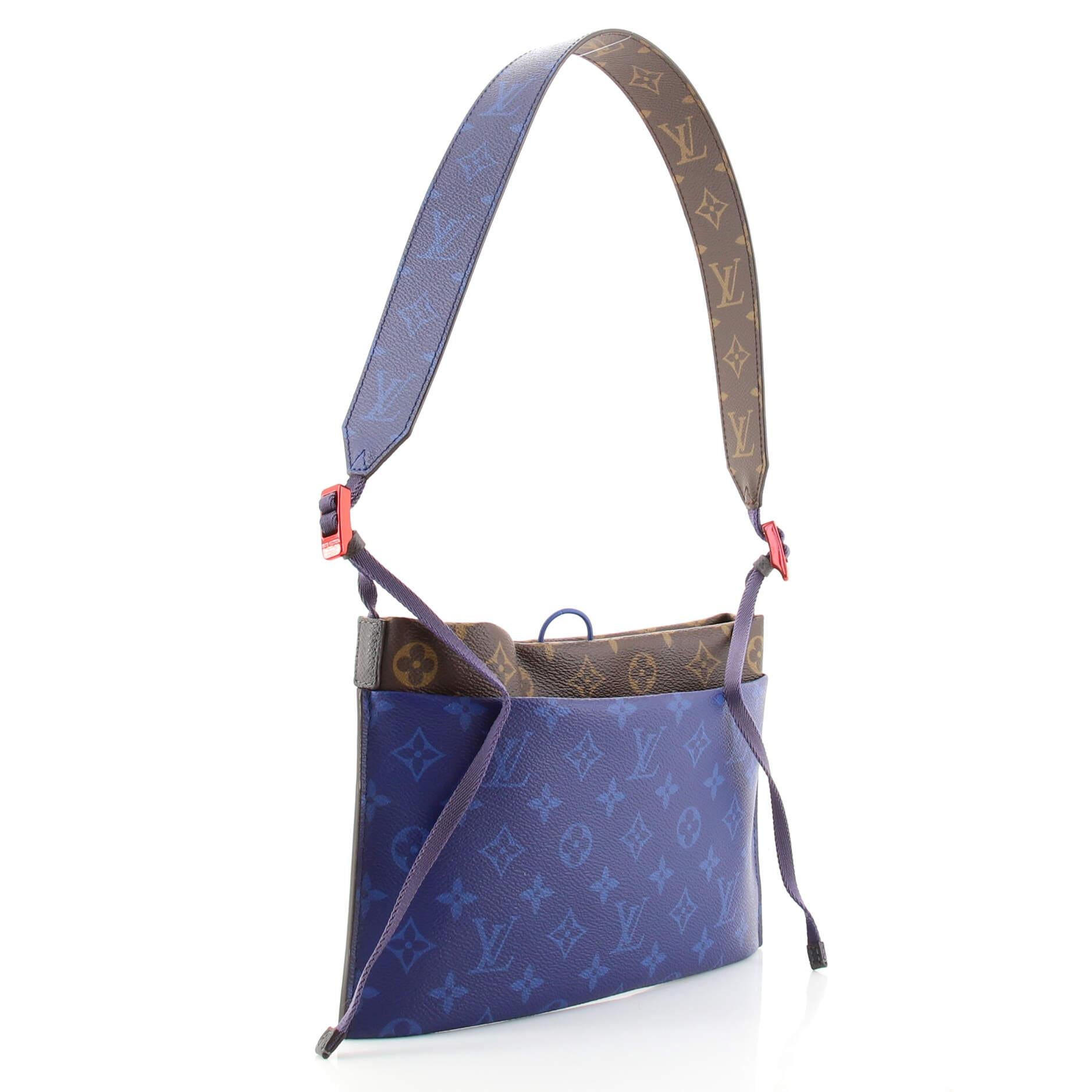Purple Louis Vuitton Outdoor Pouch Limited Edition Monogram Pacific Canvas Medium