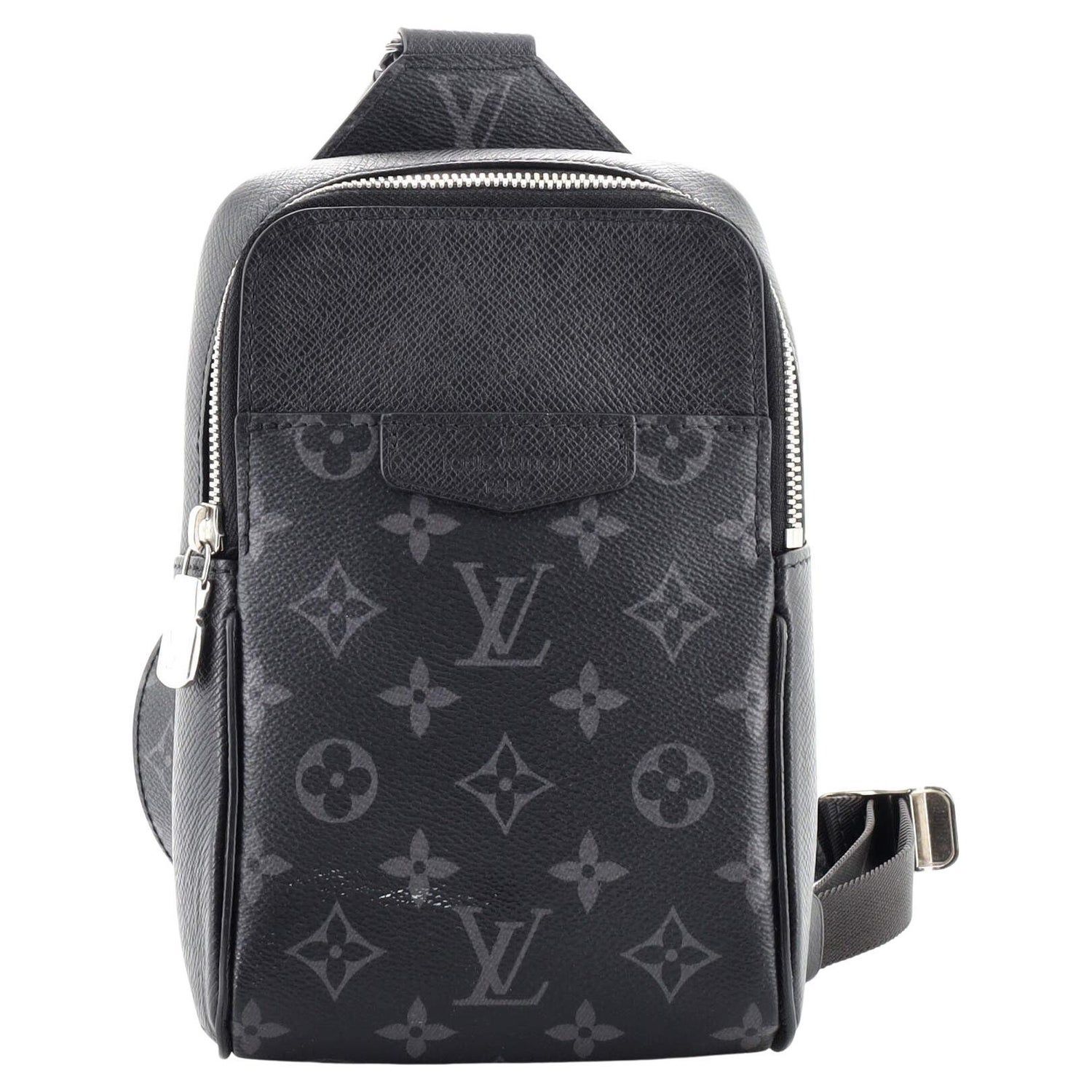 Louis Vuitton Canteen Cognac Silver Leather Saddle Crossbody Shoulder Bag  For Sale at 1stDibs