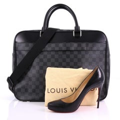 Louis Vuitton Overnight Handbag Damier Graphite