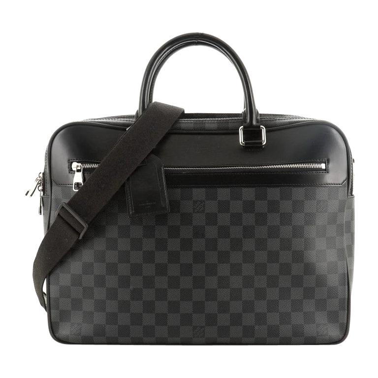 Louis Vuitton Overnight Handbag Damier Graphite at 1stDibs