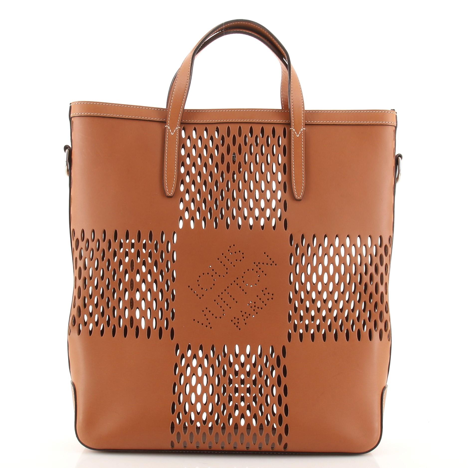 Louis Vuitton Oversize Cabas Nomade Damier Leather North South In Good Condition In NY, NY