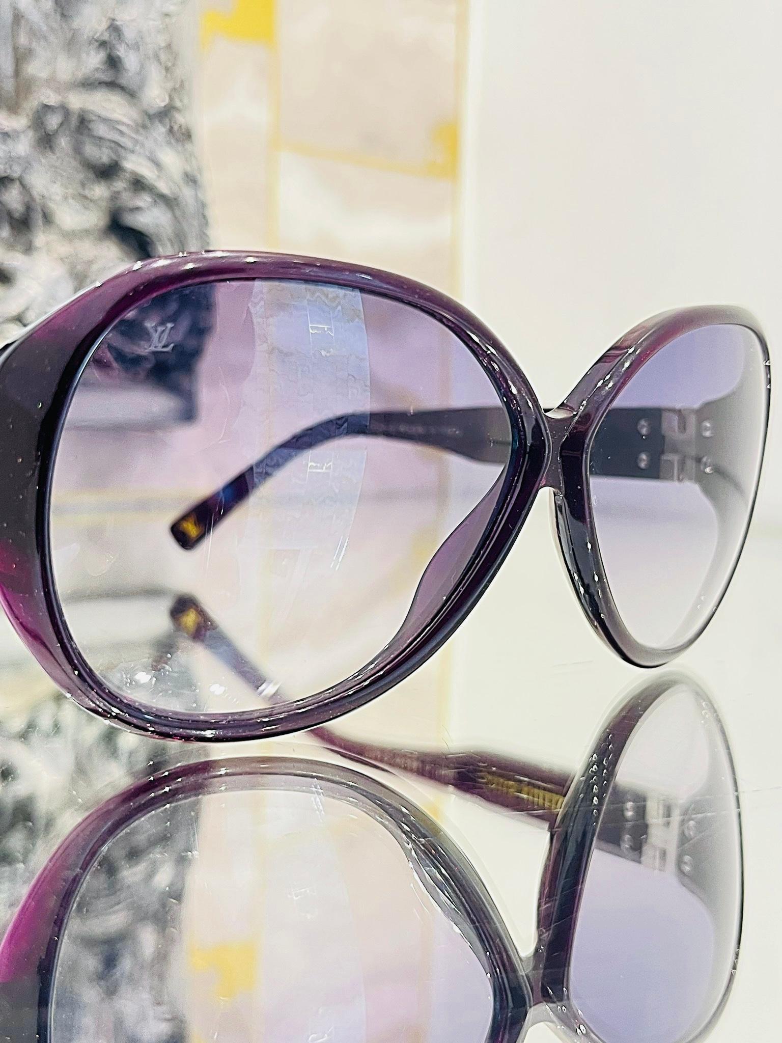 Louis Vuitton Oversized Sunglasses For Sale 2