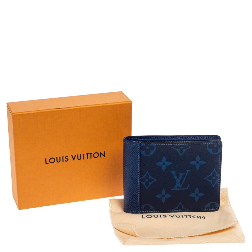 Louis Vuitton Pacific Canvas and Taiga Leather Multiple Wallet 4