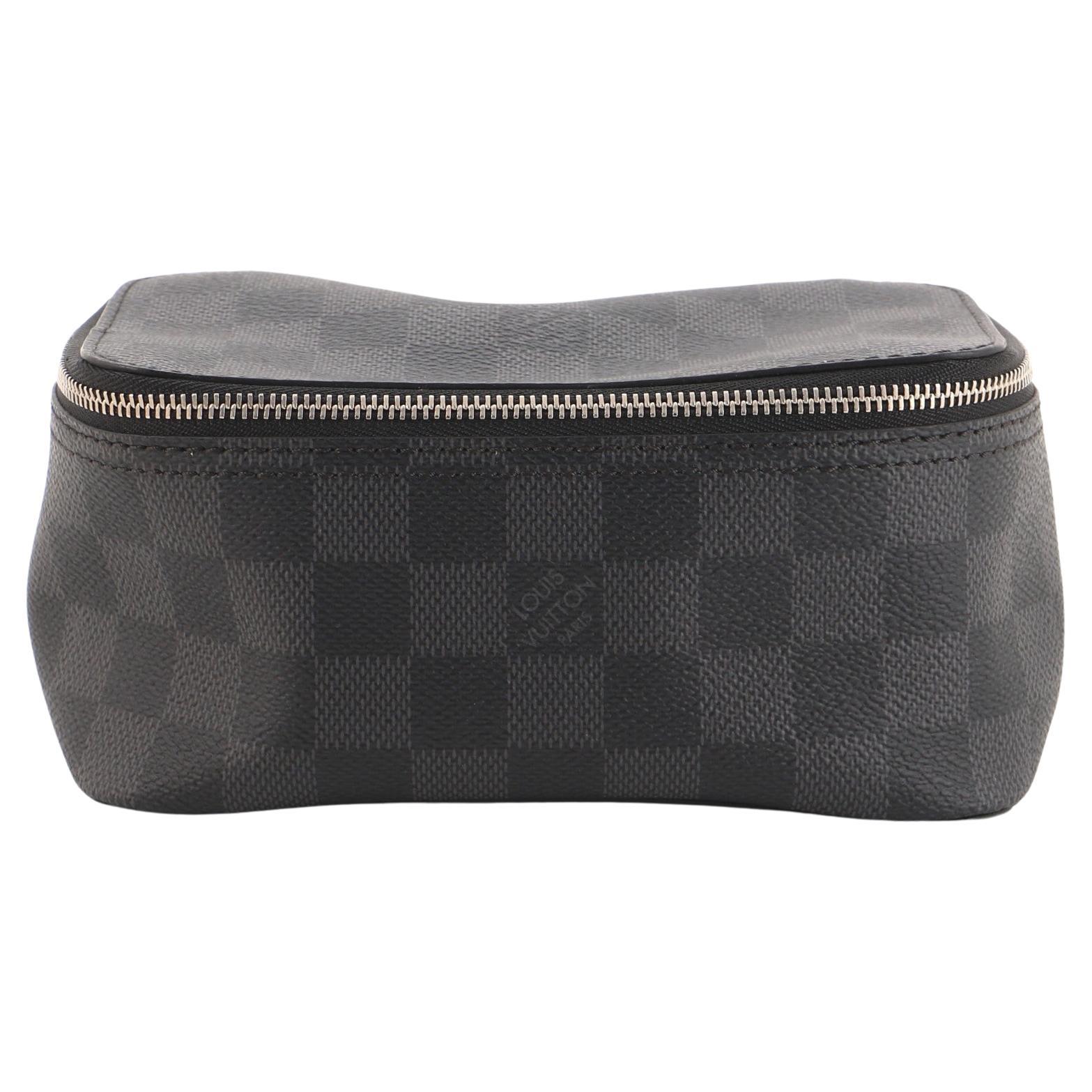 New in Box Louis Vuitton Damier Graphite Europe Card Case at 1stDibs
