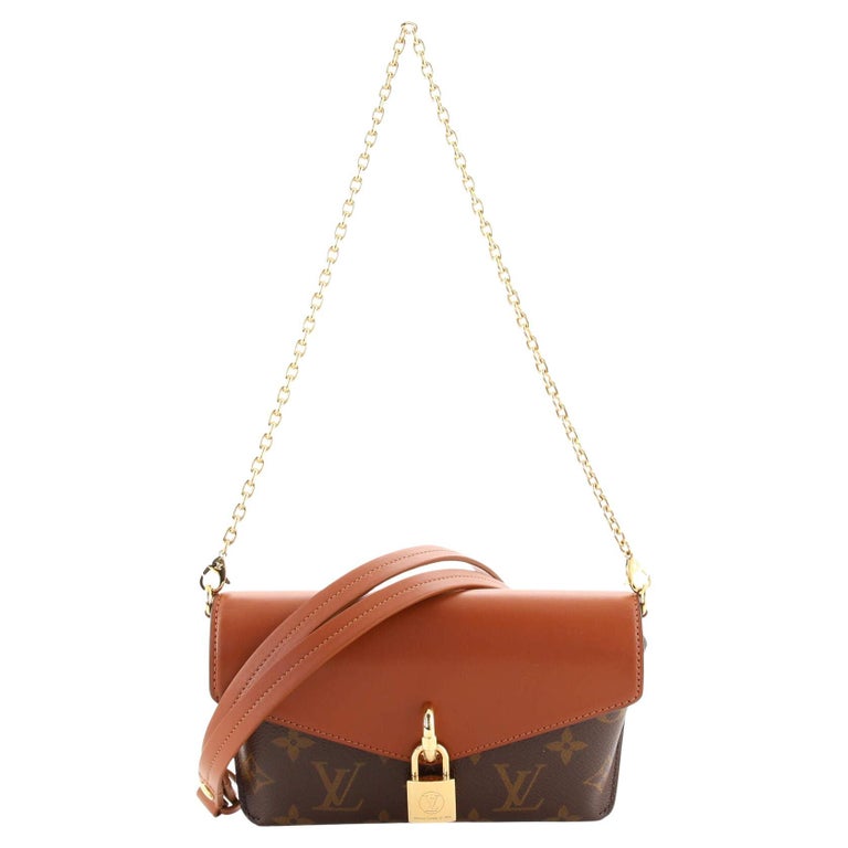 Louis Vuitton Monogram Love Lock Canvas Leather Metis Bag at 1stDibs