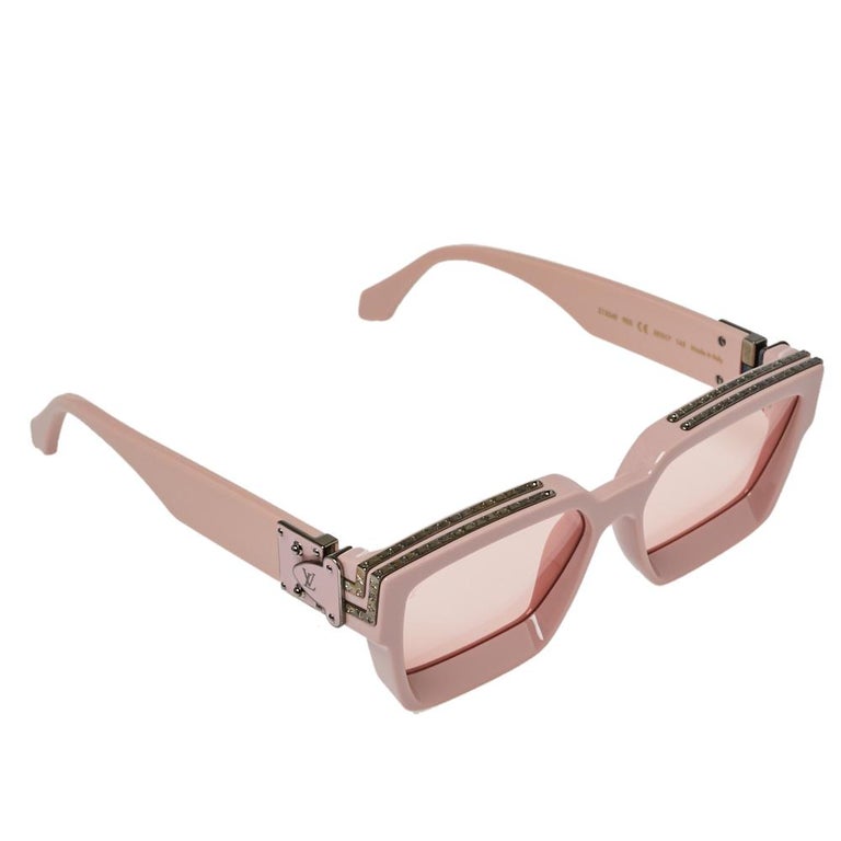 LOUIS VUITTON Acetate 1.1 Millionaires Sunglasses Z1324W Pink