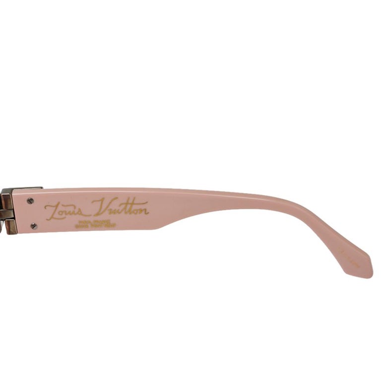 Louis Vuitton 1.1 Millionaires Sunglasses Pale Pink in Acetate/Metal with  Silver-tone