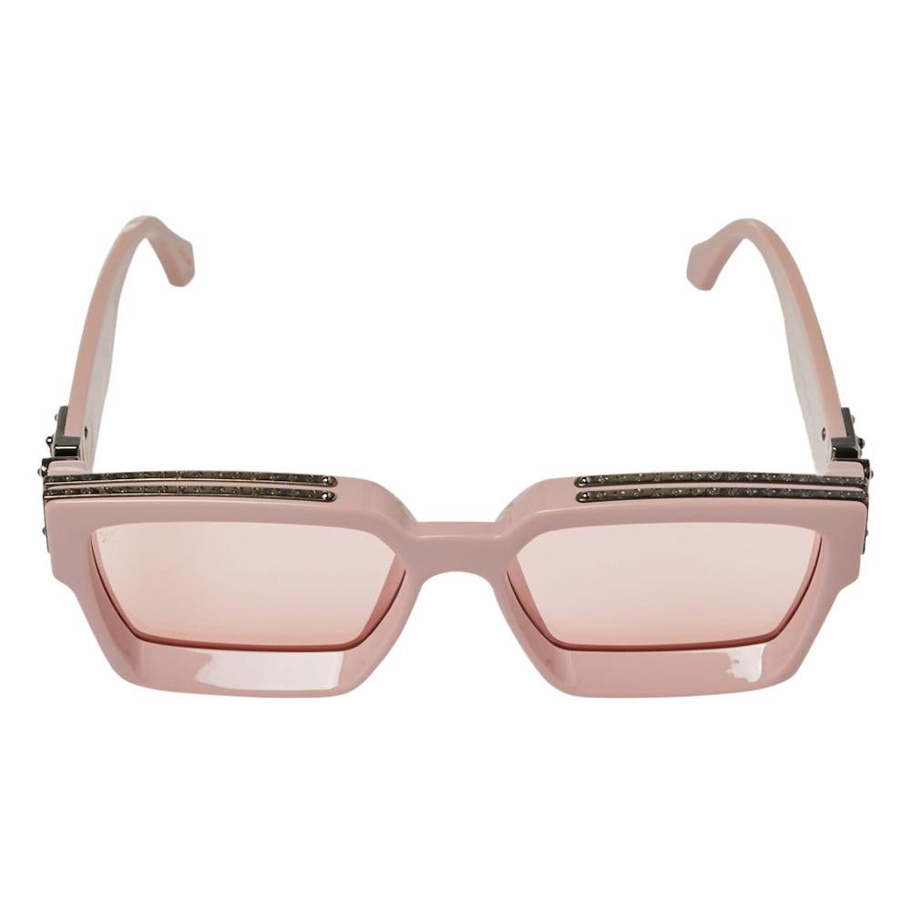 Louis Vuitton Pale Pink/ Pink Z1324E 1.1 Millionaires Sunglasses