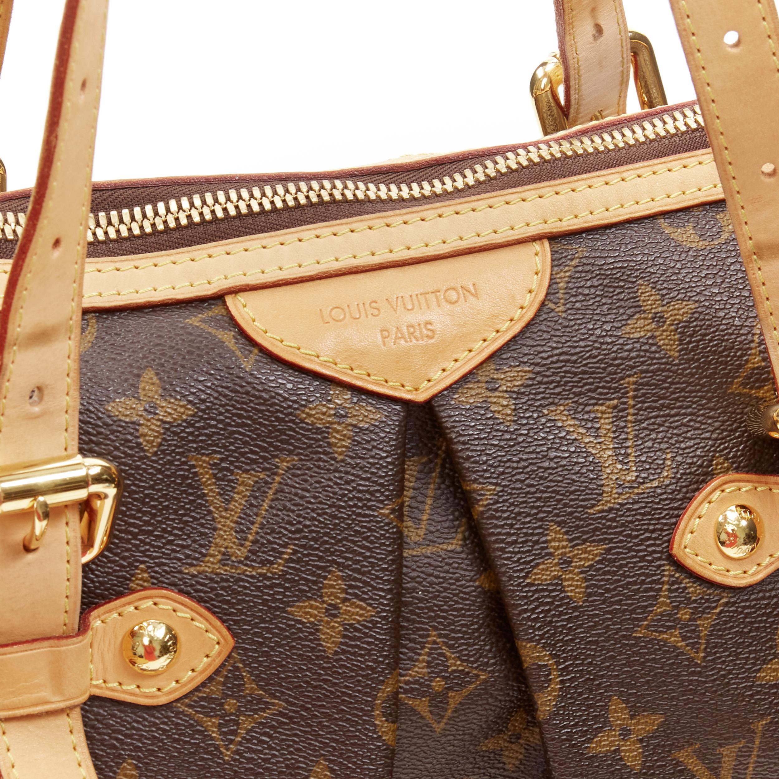 LOUIS VUITTON Palermo GM M40146 brown monogram crossbody tote bag In Good Condition In Hong Kong, NT