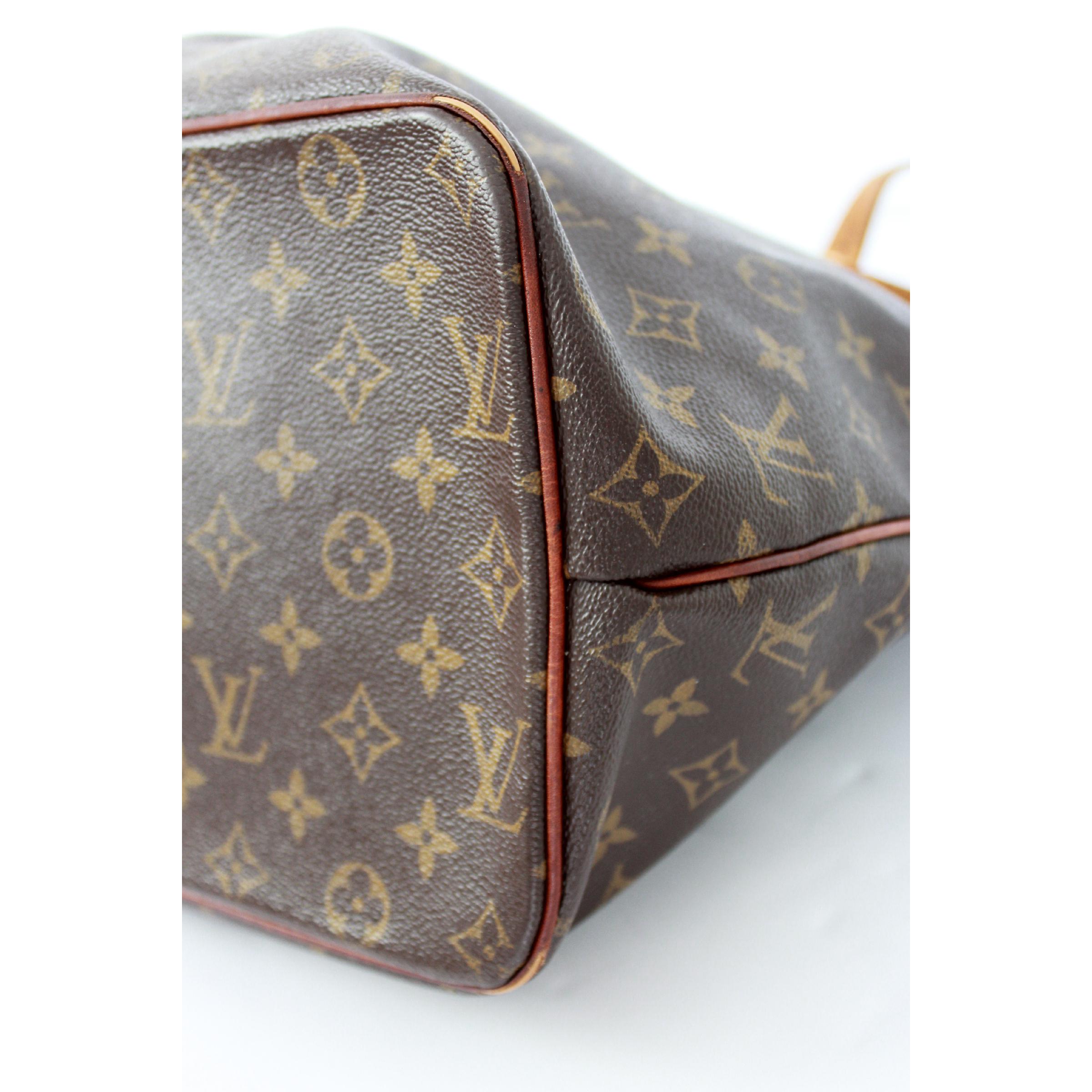 Women's Louis Vuitton Palermo GM Monogram Shoulder Bag Brown