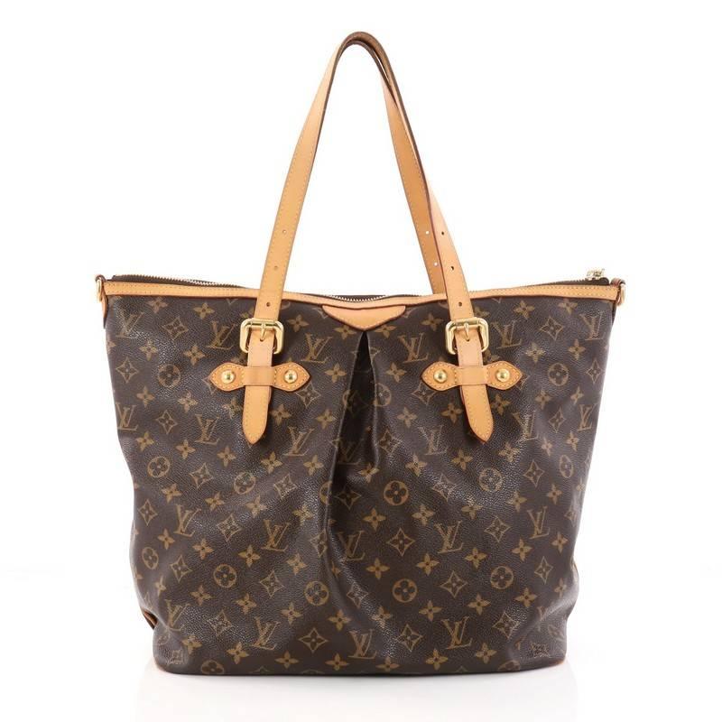Louis Vuitton Palermo Handbag Monogram Canvas GM In Good Condition In NY, NY