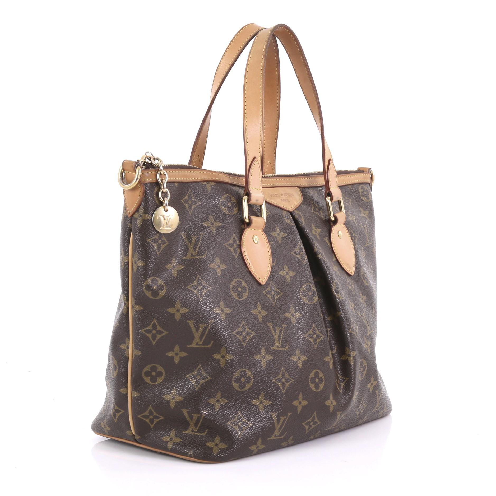 Gray Louis Vuitton Palermo Handbag Monogram Canvas PM