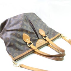 Louis Vuitton Palermo Monogram Pm 867007 Brown Coated Canvas Tote