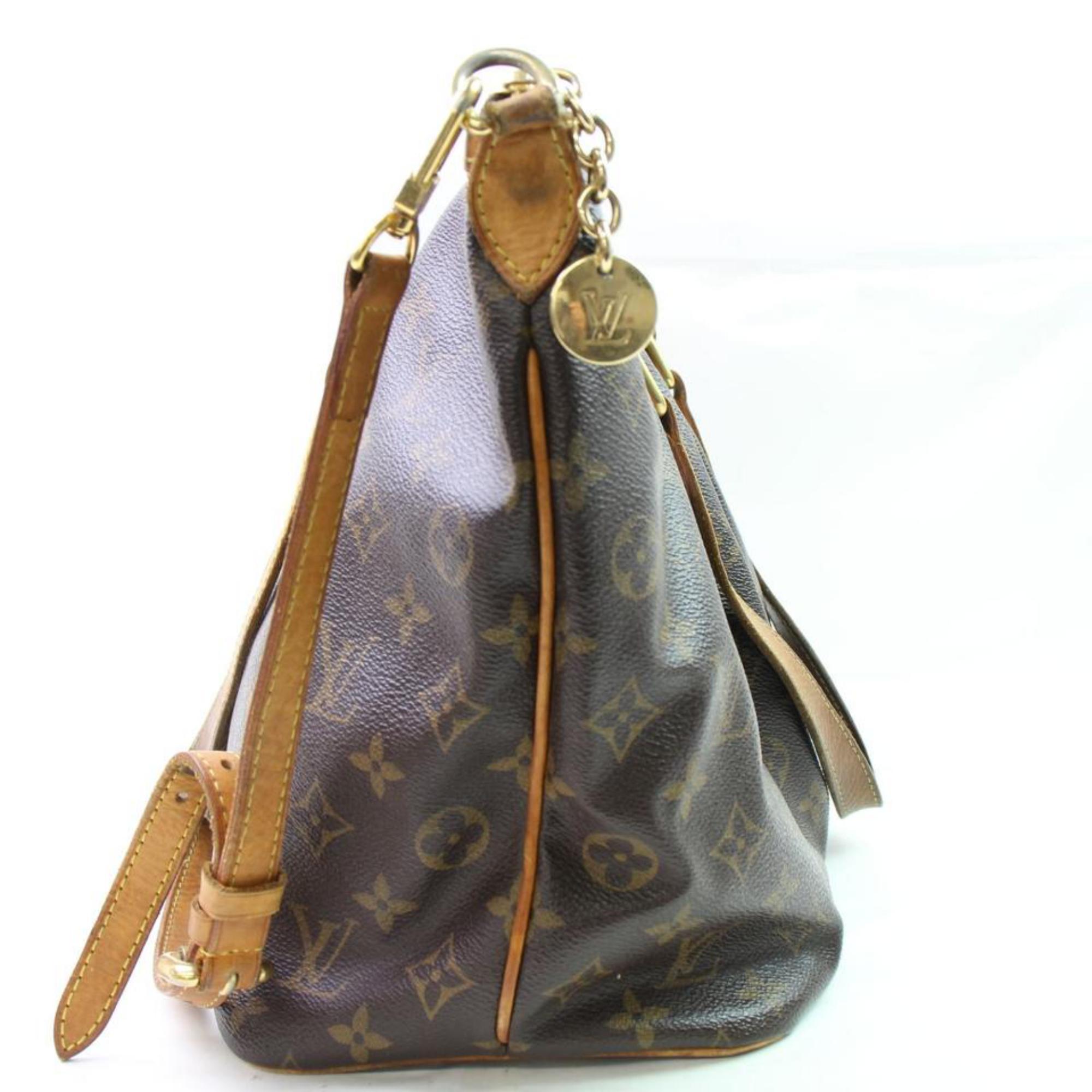 Louis Vuitton Palermo Monogram Pm 867007 Brown Coated Canvas Tote For Sale 3