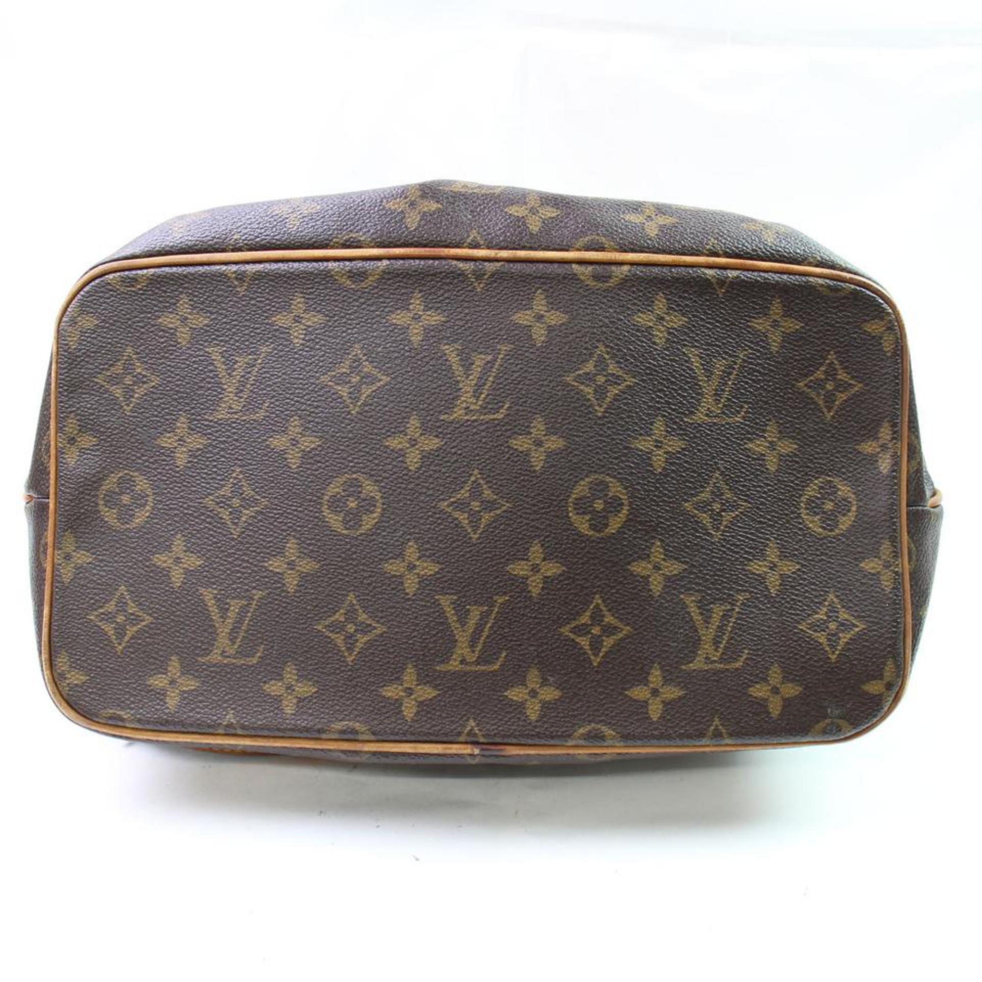 Louis Vuitton Palermo Monogram Pm 867007 Brown Coated Canvas Tote For Sale 4