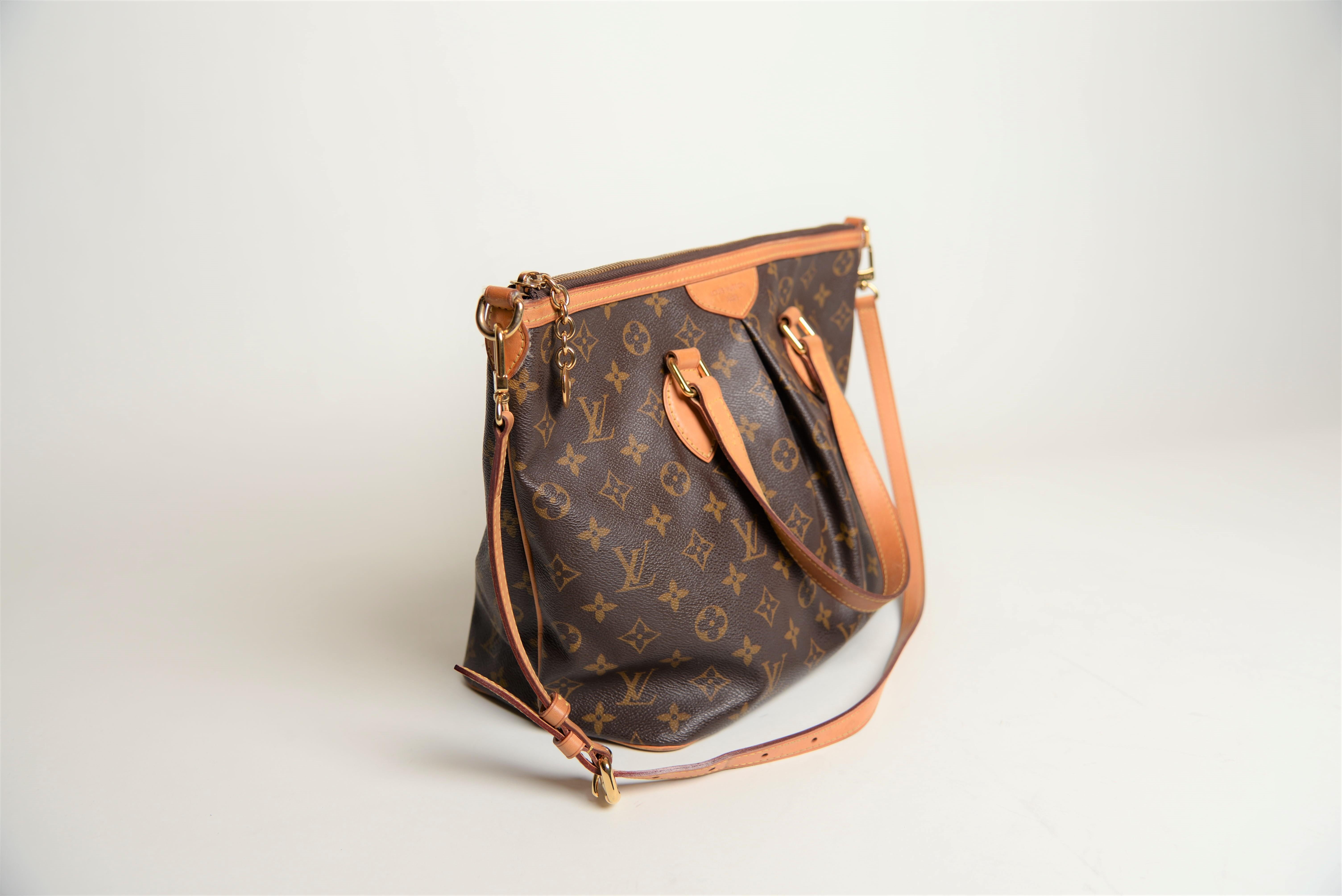 Women's or Men's Louis Vuitton Palermo PM Monogram Bag with strap