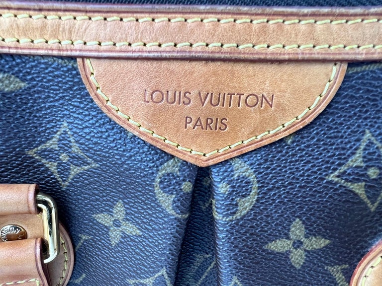 Louis Vuitton Palermo PM Monogram Canvas Shoulder Tote Bag M40145