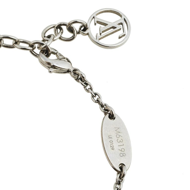 Louis Vuitton Palladium Finish Essential V Supple Bracelet Louis