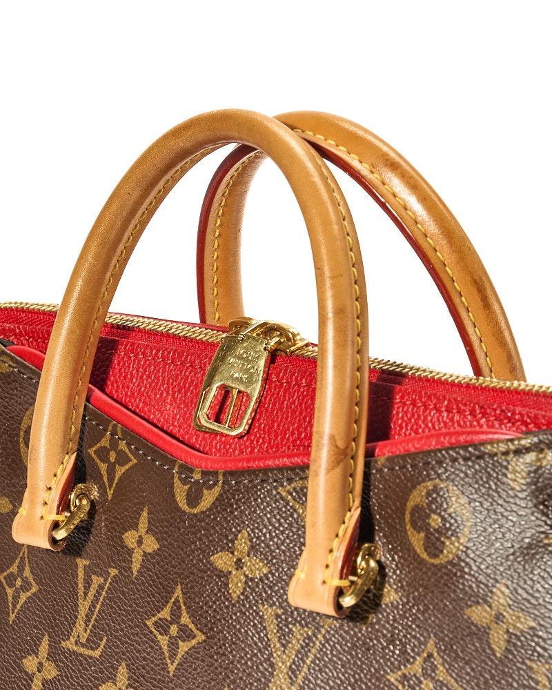 Louis Vuitton Pallas BB Monogram Red For Sale 6
