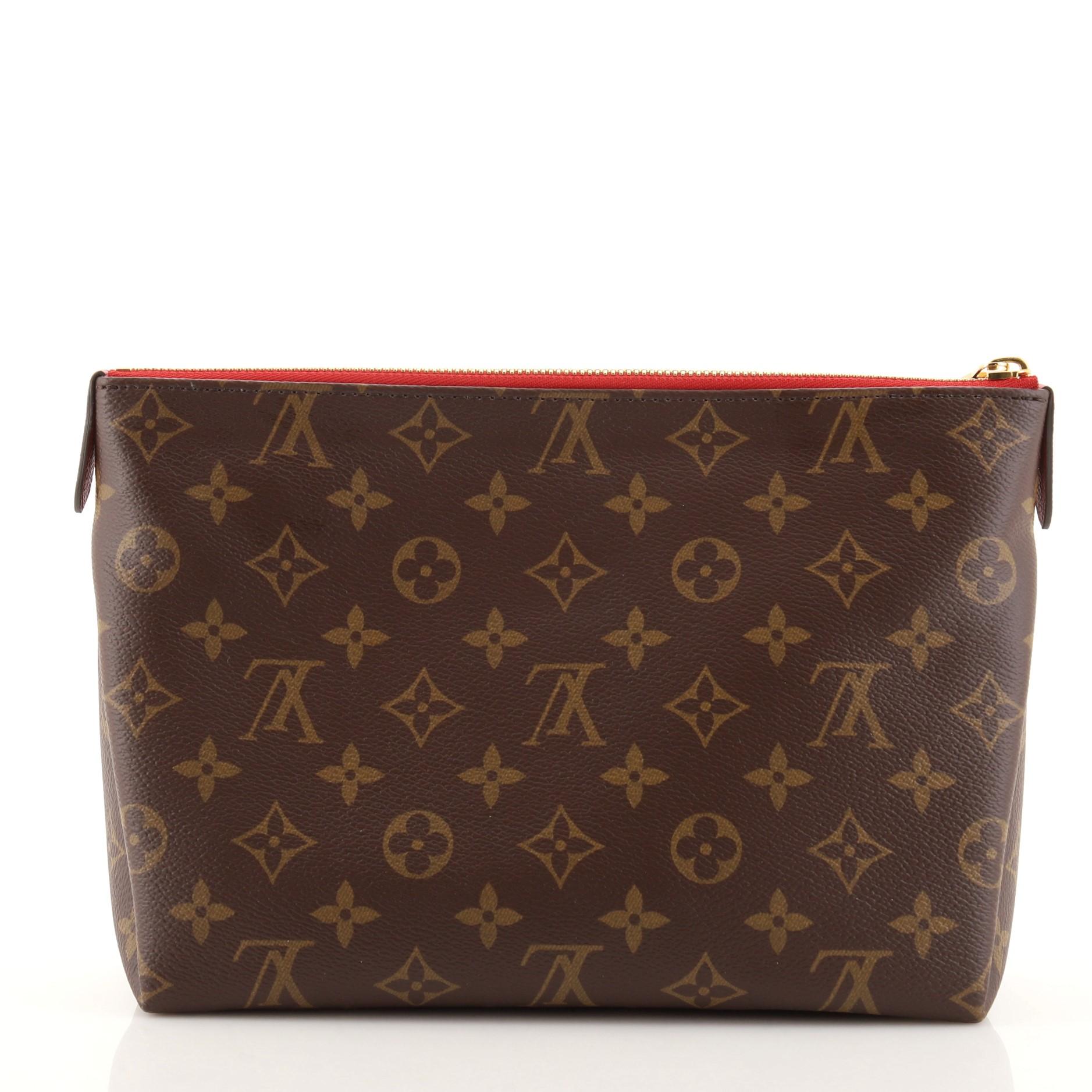 Pallas-Schmuckkoffer mit Monogramm aus Segeltuch von Louis Vuitton (Schwarz)