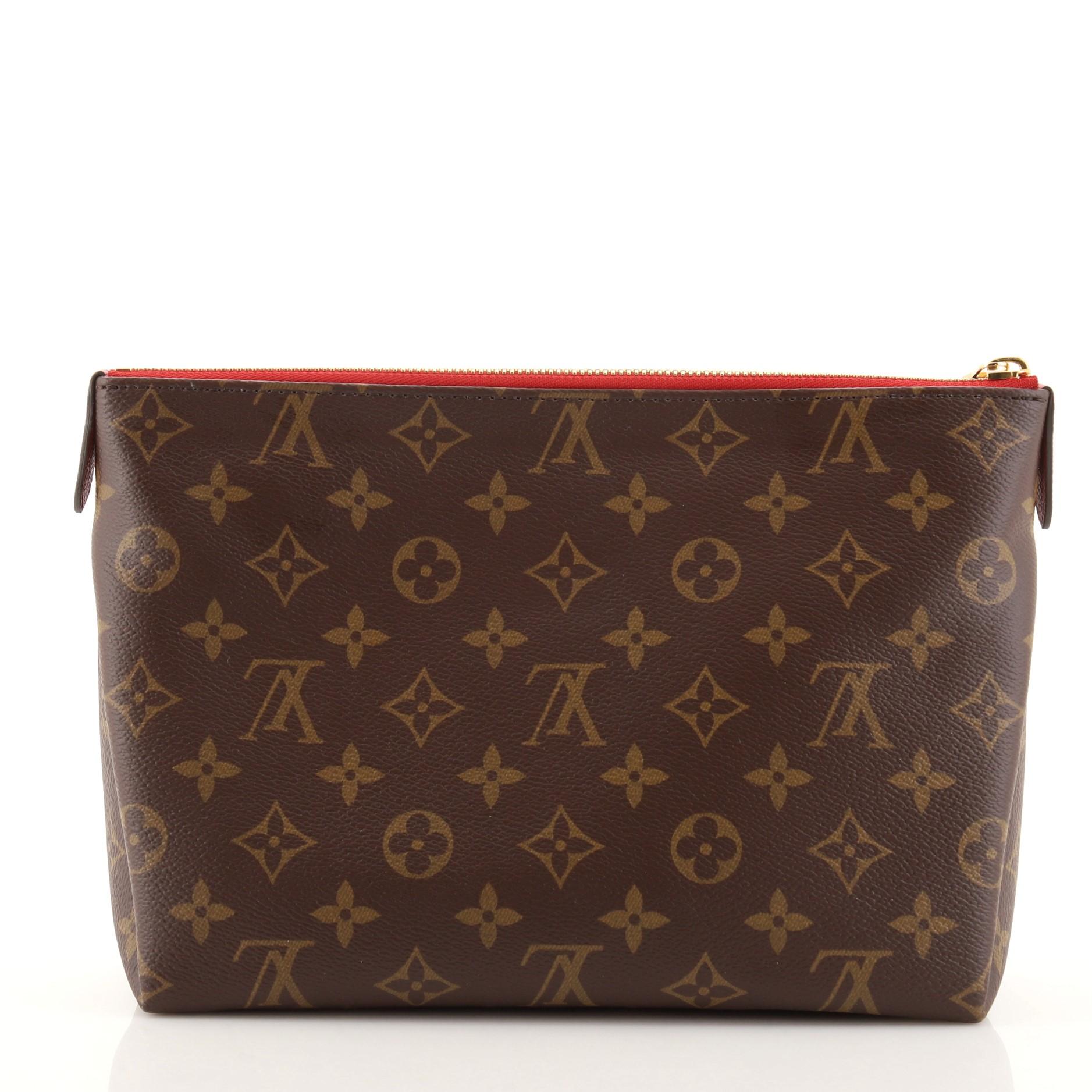 Black Louis Vuitton Pallas Beauty Case Monogram Canvas