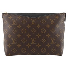 Louis Vuitton '17 Monogram Red Cerise Leather Pallas Beauty Case Clutch Bag  For Sale at 1stDibs