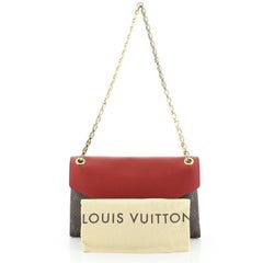 Louis Vuitton Pallas Chain Shoulder Bag Monogram Canvas And Calf Leather