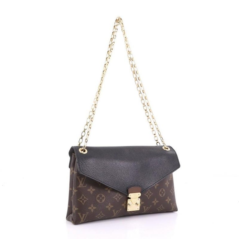 Louis Vuitton Pallas Chain Shoulder Bag Monogram Canvas and Calf